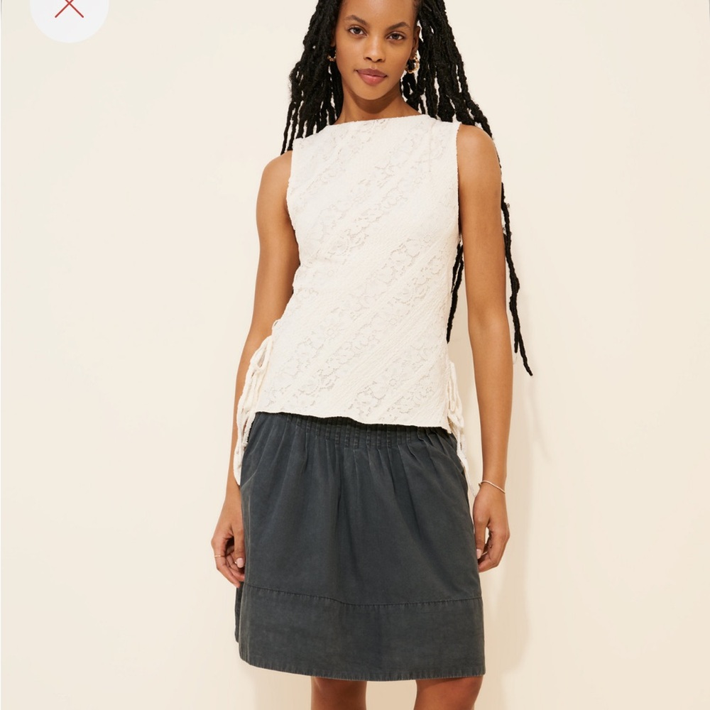 Sunday market lace side tank (xl)